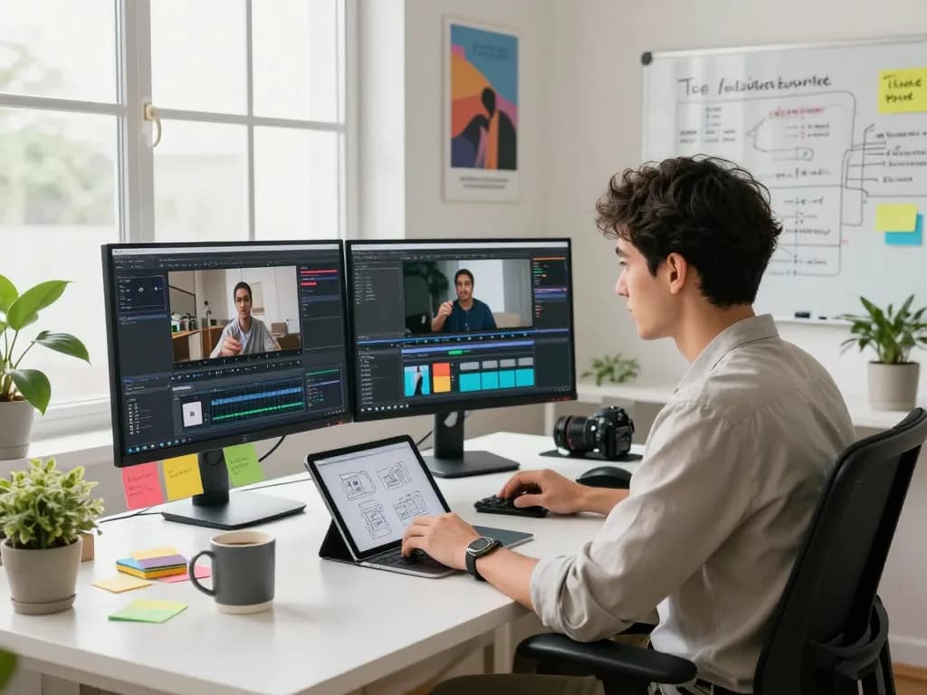 Dynamic workspace showcasing motion control software with kling 2.29 for AI video generation.