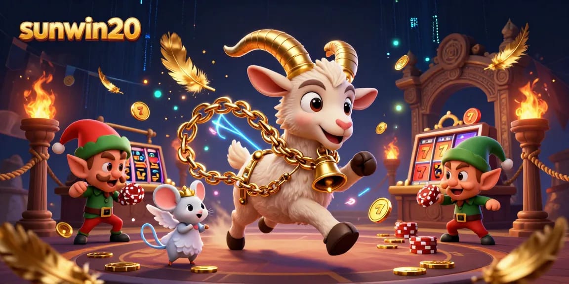 Experience excitement at the holiday-themed casino sunwin20 with Krampus, angel mouse, and elf gremlins.