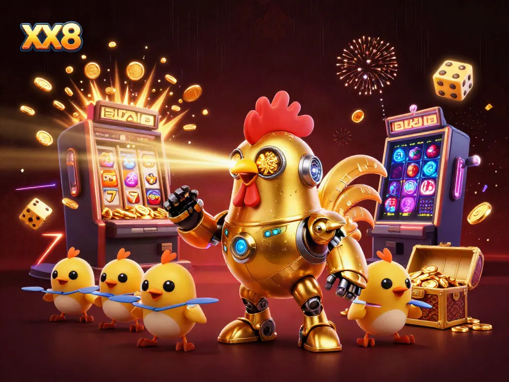 Experience XX 8 with vibrant gaming characters and dynamic casino elements showcasing excitement.