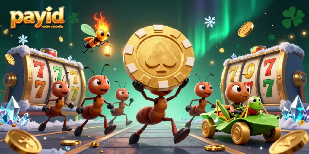 Experience thrilling action at payid casinos australia with this dynamic casino heist scene.