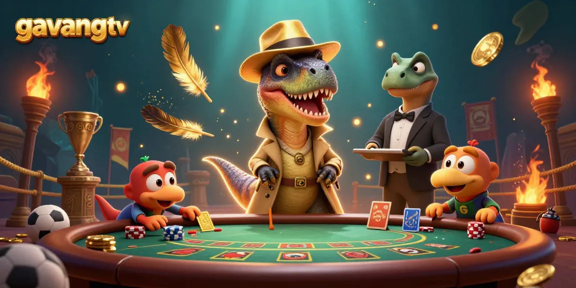 Watch gavangtv's thrilling sports betting scene featuring blackjack gameplay and animated characters.