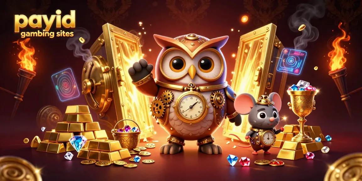 Experience the excitement of payid gambling sites with vibrant 3D casino characters and elements.